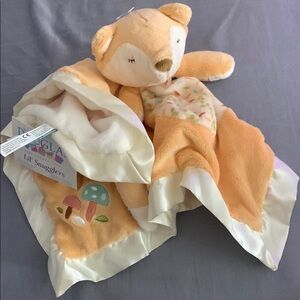 Adorable Tan Fox Plush Blanket